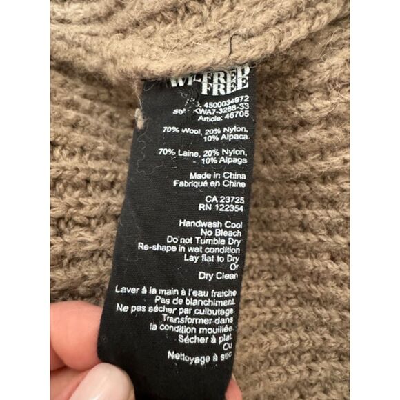 Aritzia Wilfred Free Marin Zip-up cardigan sweater, Small - Picture 4 of 4